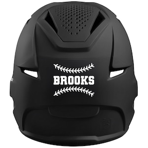 Personalized Baseball/Softball Helmet Decal