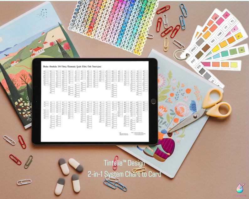 Ohuhu 344 Marker Swatch Chart, New & Old Codes (digital Download) - Etsy