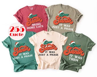 Comfort Colors® 255 Quotes Most Likely to Christmas Shirts, Matching Family Christmas Shirts, Funny Christmas 2026 Party Tee, Xmas Tees