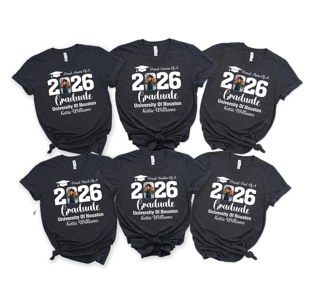 Personalized Class of 2026 Proud Family Graduation Shirt, Custom ...