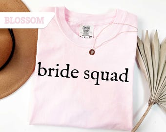 Comfort Colors® Bride Bridesmaid Shirt, Matching Bridesmaid Shirt, Bridal Party Shirt, Retro Bride Shirt, Bridesmaid Gift, Bride Tee