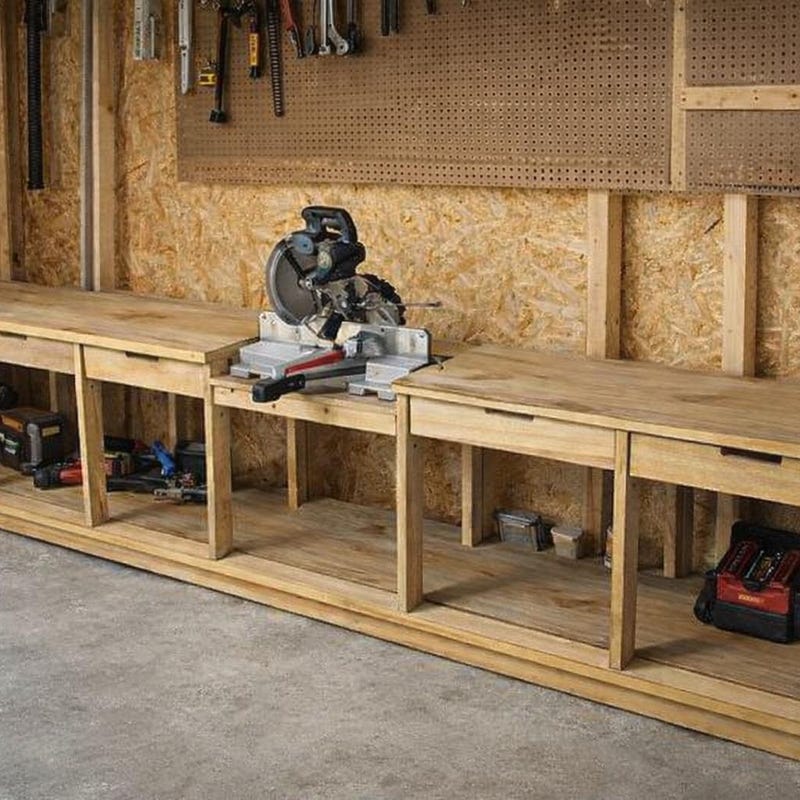 Woodworkers Workbench Plans - Etsy