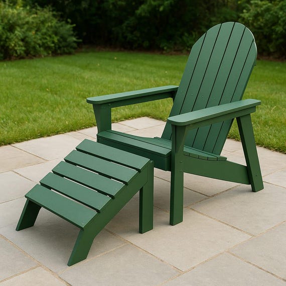Adirondack Footrest Printable Plans DIY Adirondack Chair (with