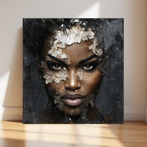 Fragmented Beauty Canvas