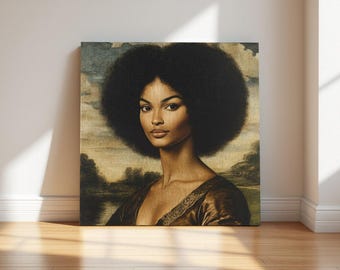 Mona Lisa Reimagined Canvas