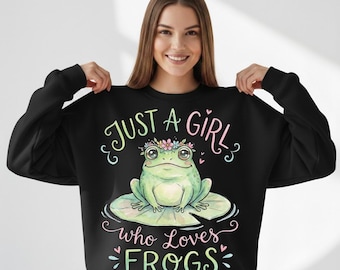 Frog Lover T-Shirt Design, Animal PNG (Digital Download)