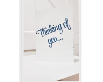 Thinking of You Card-Sie sind geschätzt-Ermutigungskarte-Support-Karte