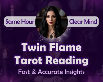 Lectura de tarot de llamas gemelas / Lectura de tarot rápida / Lectura de tarot del amor / Lectura de tarot a la misma hora