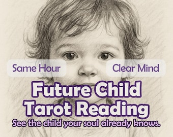 Future Child Psychic Drawing & Reading | Baby Sketch, Soul Connection And Family Path Insight