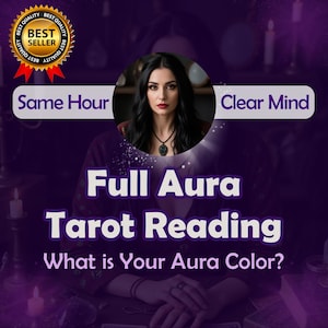 Lecture de tarot d'aura, Lecture d'aura psychique, Lecture de couleur énergétique, Lecture d'aura complète, Lecture de tarot, Quelle est votre couleur d'aura ?
