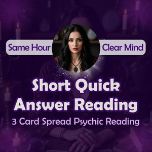 Snelle tarotlegging 3 kaarten uitgespreid paranormale lezing binnen 30 minuten Tarot Love Ex Lover Reading