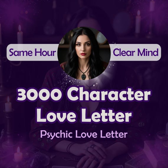 Channeled Love Letter From Your Person, Psychic Love Letter, Love Letter From Your Person, Love Tarot Reading, Psychic Love Reading