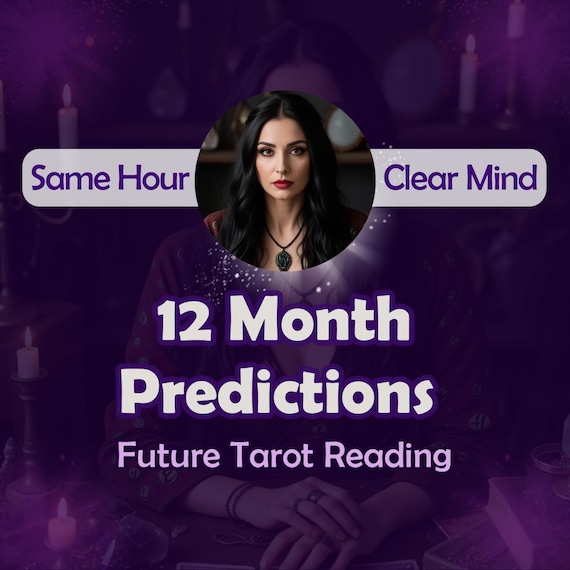 12-Month Future Tarot Reading, Love, Career, Finance (PDF Report)