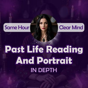Akashic Past Life Portrait, Psychic Reading, Discover Past Lives, Reincarnation Insight, Spiritual Awakening