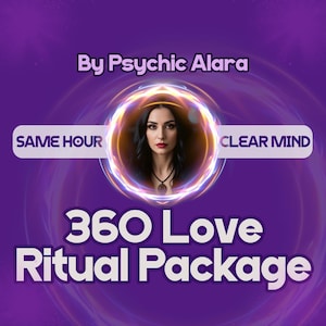 360 Love Ritual Package | Deep Relationship Energy Work for Twin Flame, Soulmate, Marriage, Reconnection & Clarity