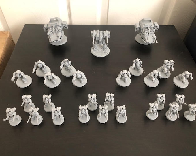 3D Printed Space Marine Army for Warhammer 40k - Etsy
