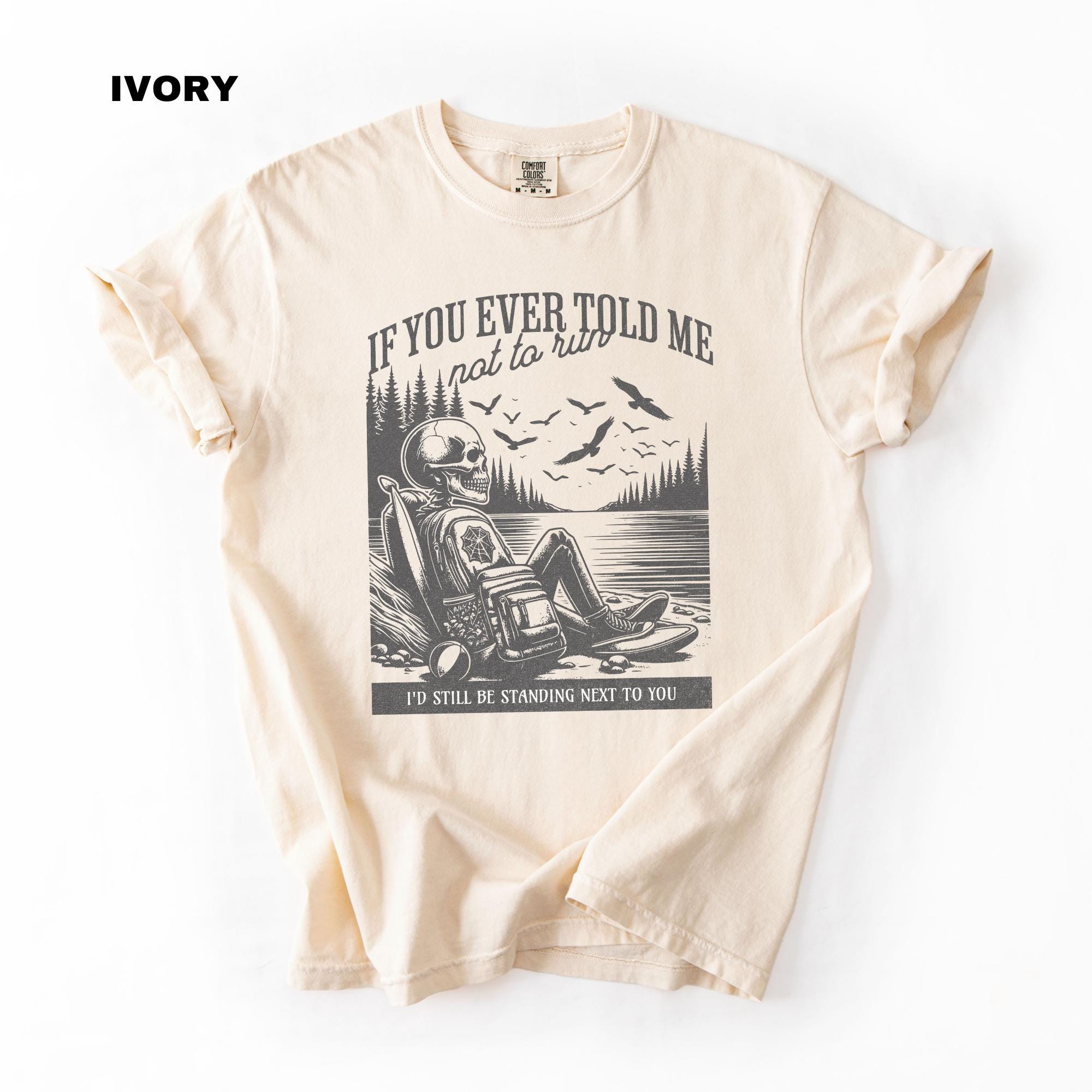 Ole 60 Inspired Comfort Colors Tee: Skeleton Lyric Print - Etsy