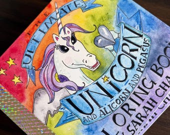 Libro da colorare definitivo di unicorno, alicorno e pegaso