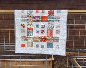 Baby Modern Quilt Scrap Work Quilt Blanket Flannel Throw