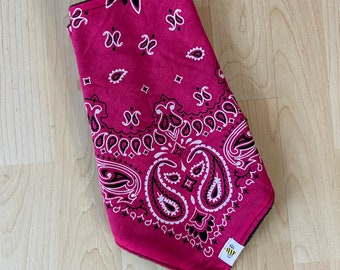 Hot Pink Fleece Lined Bandana // Face Warmer // Ski Mask // Snow Mask // Wind Weather Blocker