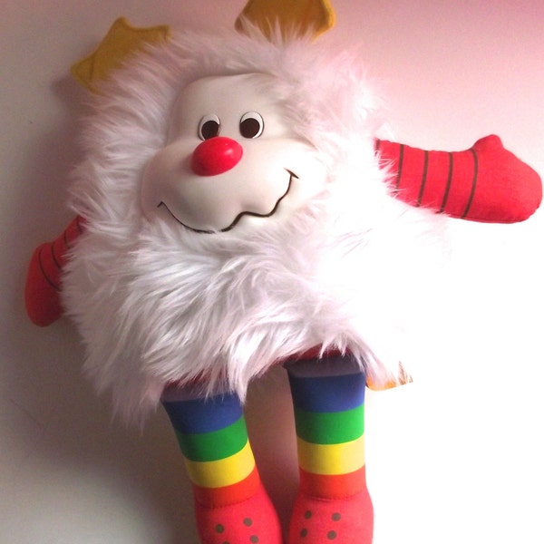 Rainbow Brite Twink White Sprite Plush Stuffed Toy Doll Animal from the 1980s