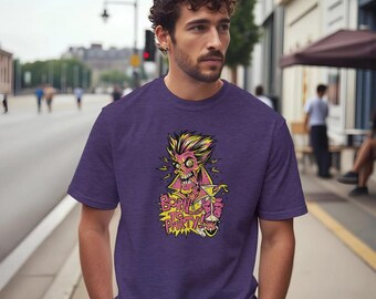 Born to Party T-Shirt – Rockabilly Zombie Punk Style