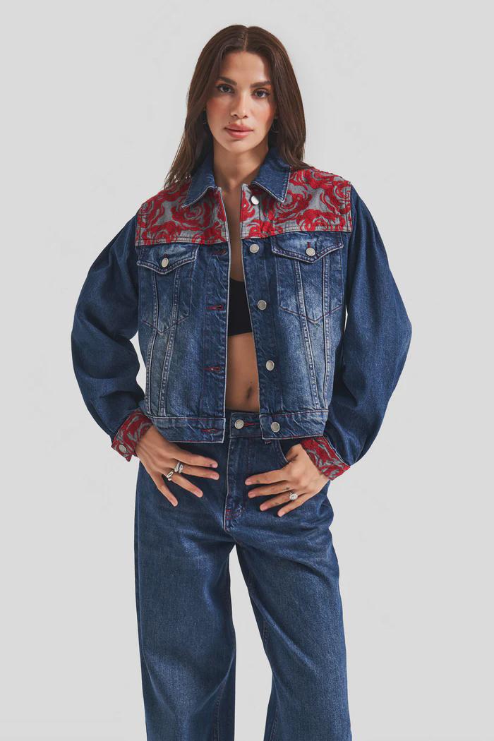 Test Rossignol Girl Ski Denim Jacket 2022 : Veste doublée junior