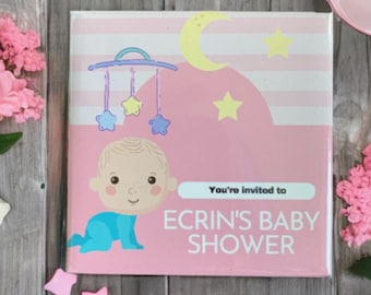 Imanes con foto personalizados: recuerdos para eventos, bodas y baby showers (juego de 30, 5 x 5 cm)