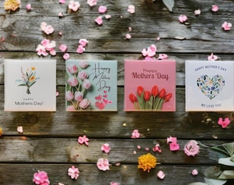 Set de imanes para el Día de la Madre: paquete de 4 diseños listos para usar