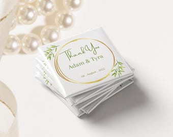 Recuerdos magnéticos personalizados para compromiso de boda: Juego de 10 regalos de agradecimiento