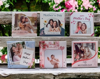 Set de imanes personalizados con foto para el Día de la Madre: regalo de recuerdo
