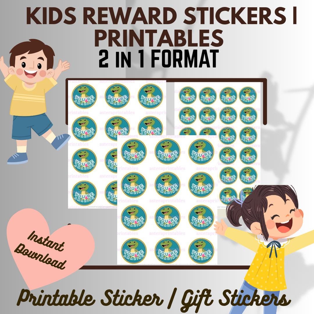 Commendation Sticker You're Amazing JW Commendation Sticker | Printable Reward for Jehovah’s ...