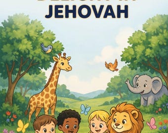 Kreisversammlung der Zeugen Jehovas mit Zweigvertreter für Kinder von 2–5 Jahren | 2026/2027 | Entdecke die wunderbare Freude an Jehova | Druckbares PDF | Buch für Kinder der Zeugen Jehovas