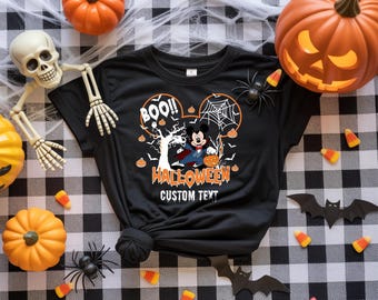Custom Disney Halloween 2026 Shirts,Disney Halloween Family Matching Tee,Disney Characters Halloween Shirts,Disneyland Halloween Shirts