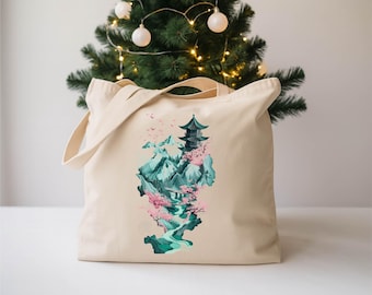 Chinese Zodiac Tote Bag,Lunar New Year Tote Bag,Reusable Shopping Bag
