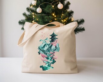 Chinese Zodiac Tote Bag,Lunar New Year Tote Bag,Reusable Shopping Bag