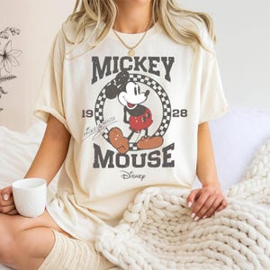Comfort Colors Vintage Mickey Mouse 1928 Disneyland Trip Shirt