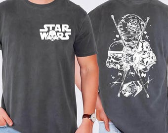 Comfort Colors Disney Star Wars Shirt,Mandalorian Shirt,Galaxy's Edge T-Shirt,Darth Vader Shirt,Chewbacca Tee,Star Jedi Shirt,Luke Skywalker