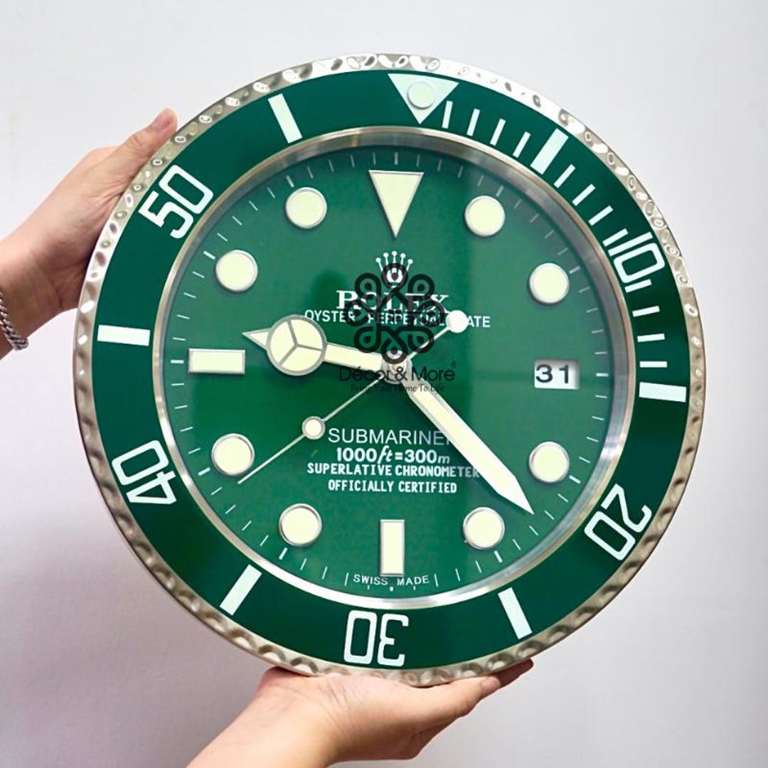 RL Wall Clock Luxury Decoration LOGO - Etsy