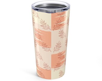 Bicchiere Autumn Leaves da 20 oz - Bicchieri autunnali, tazza con motivo a foglie, regalo del Ringraziamento, tazza per il raccolto, bicchiere per latte speziato alla zucca