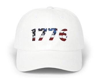 Amerikansk flaggkeps från 1776 | Patriotisk pappahatt