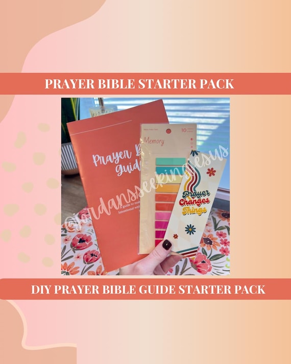 DIY Prayer Bible Guide Starter Pack | Bible Verses for Prayer Bible