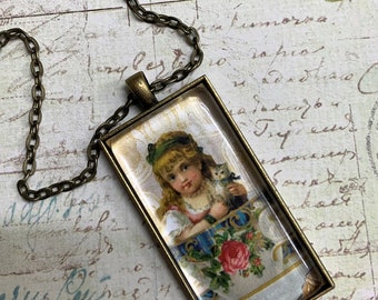 Little Girl In A Teacup Whimsical Jewelry Victorian Child Teacups Kawaii Jewelry Kitsch Ooak Handmade Best Of Etsy Alteredhead On Etsy