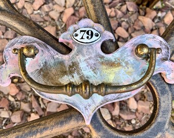 Drawer Number 79 Drawer Pull Vintage Shabby Chic Hardware Designed By Alteredhead