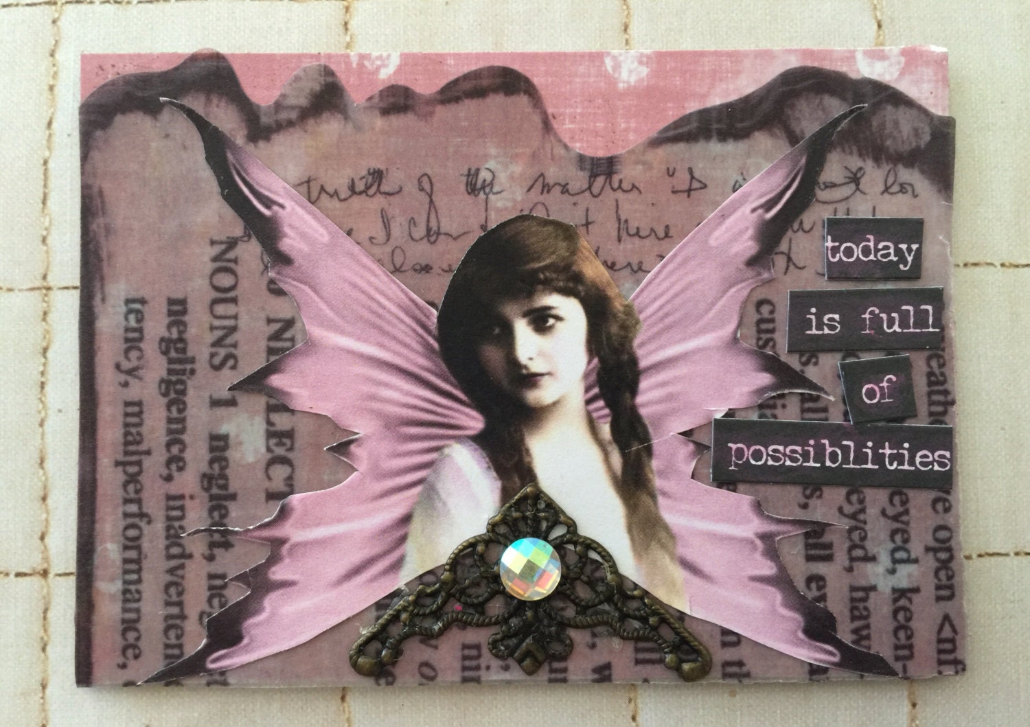 Possibilities Inspirational Conceptual Aceo Artist Trading Etsy