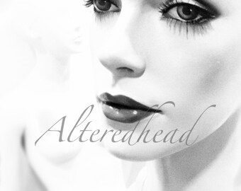 Mannequin Art Print: Sierra in the Spotlight, Black and White Photo (5x7)