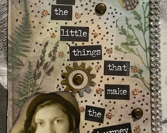 The Little Things  Aceo Originals Mixed Media ETSY Artist Trading Cards On Etsy ATC Original HANDMADE On Etsy Artwork Soulful The Journey