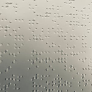 Braille Pages | Set of 10 | 11" x 11" | Braille Paper Lot | Embellishments | Junk Journal