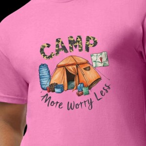 Adventure Awaits DTF Camping Shirt/Customizable Outdoor Tee/Perfect Gift for Campers