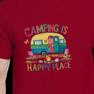 Adventure Awaits DTF Camping Shirt/Customizable Outdoor Tee/Perfect Gift for Campers